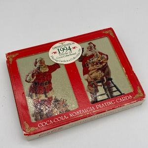 Vintage Coca Cola 1994 Playing Cards Collectible